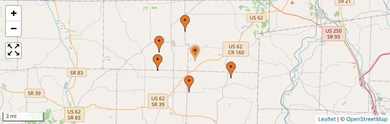 Related schools map