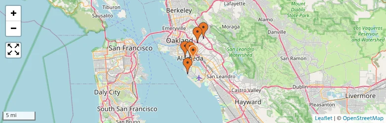 Related schools map