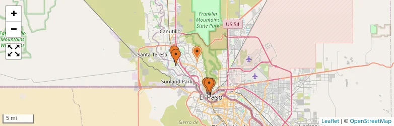 Related schools map