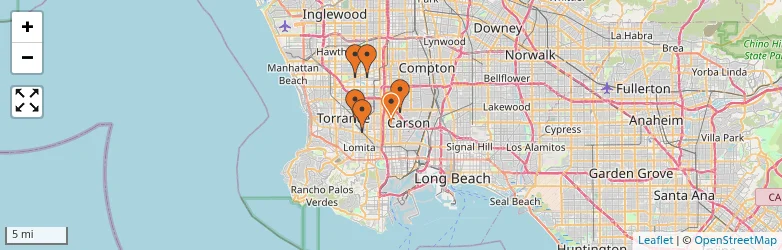 Related schools map