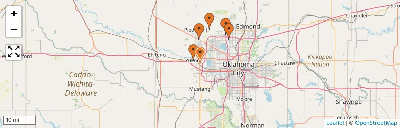 Related schools map