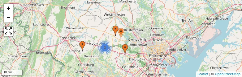 Related schools map