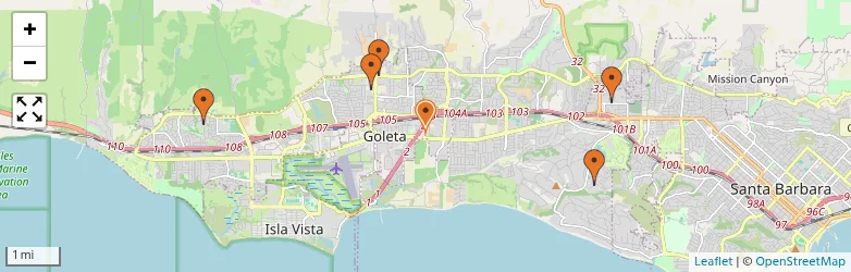 Related schools map