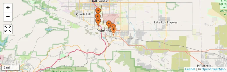 Related schools map