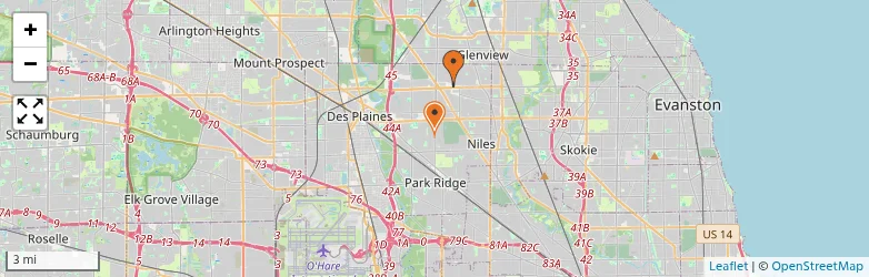 Related schools map