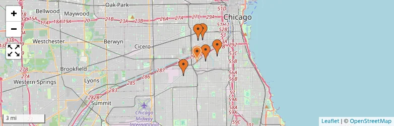 Related schools map