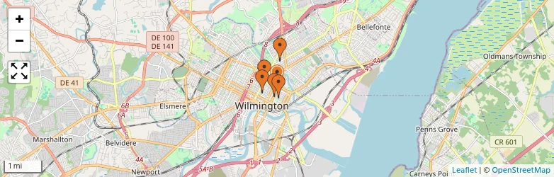 Related schools map