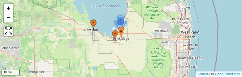 Related schools map