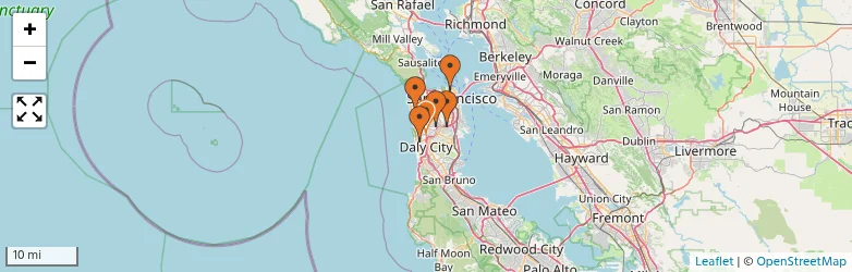 Related schools map