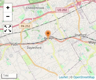 Map of Berwyn Montessori