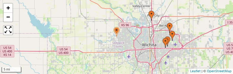 Related schools map