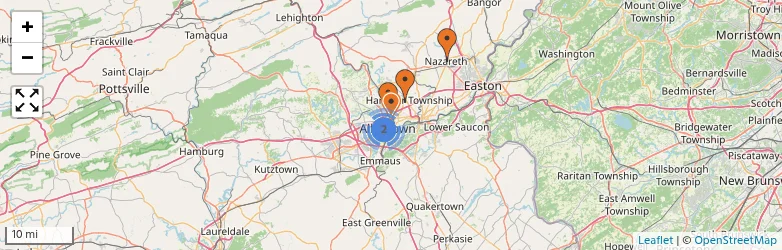 Related schools map