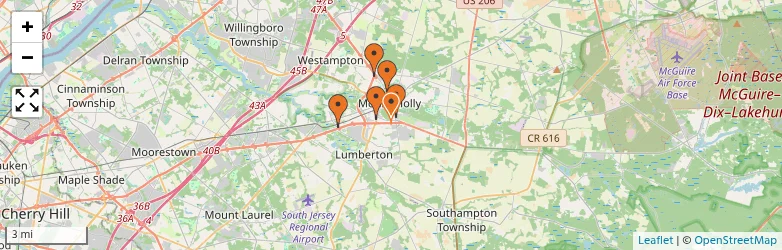 Related schools map