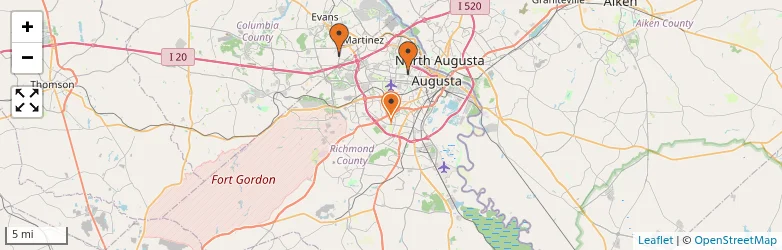 Related schools map