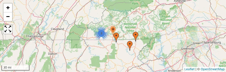 Related schools map