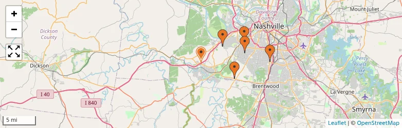 Related schools map