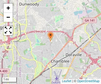 Map of Chamblee Methodist Kindergarten
