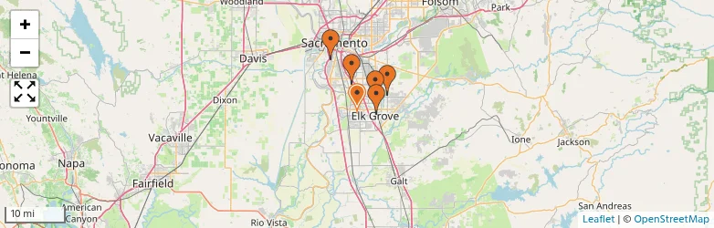 Related schools map