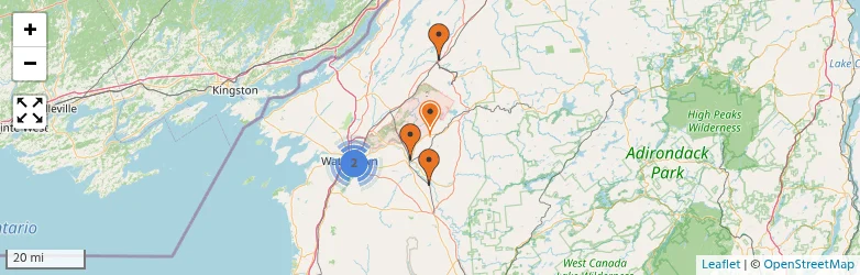 Related schools map