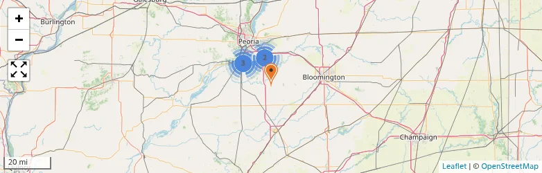 Related schools map