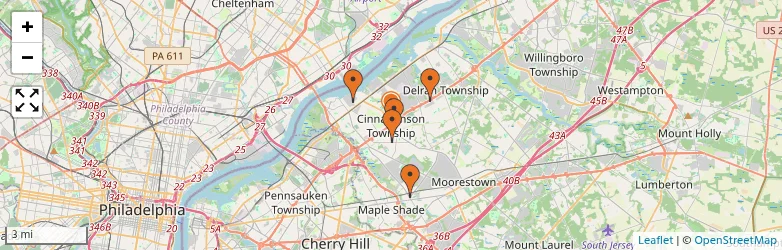 Related schools map
