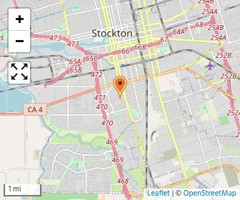 Map of All Saints Academy Of Stockton