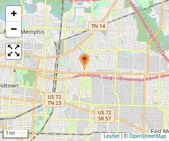 Map of The Collegiate School Of Memphis