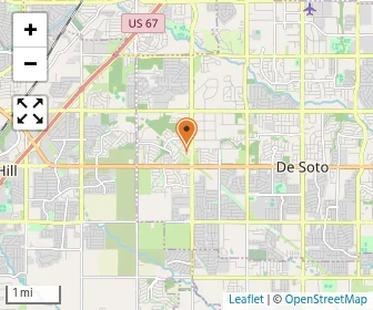 Map of Desoto Adventist Christian School