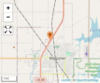 Map of Wagoner Christian School