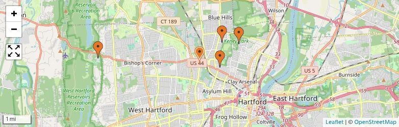 Related schools map
