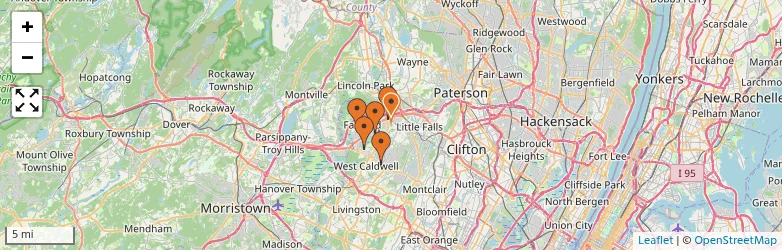 Related schools map