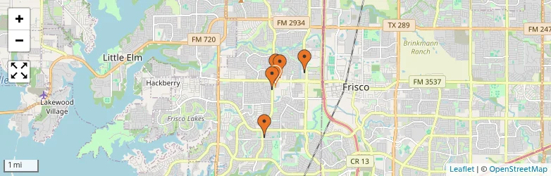 Related schools map
