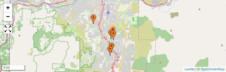 Related schools map