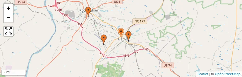 Related schools map