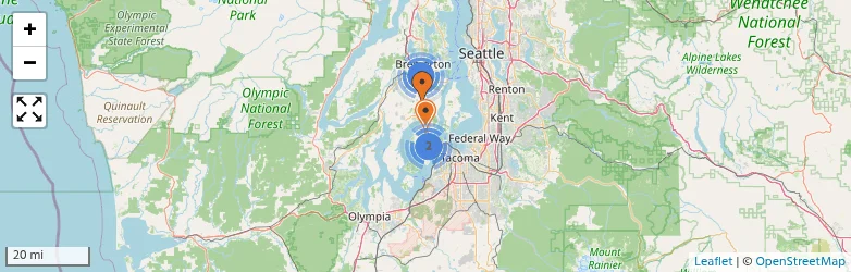 Related schools map