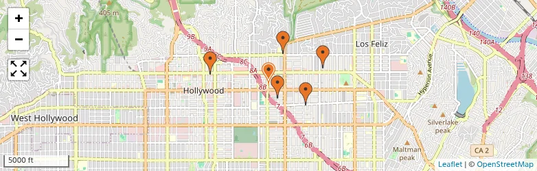 Related schools map