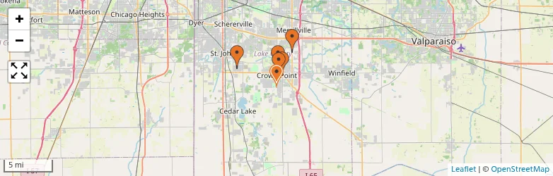 Related schools map