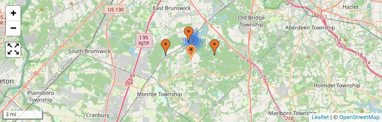 Related schools map