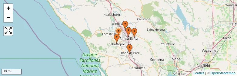 Related schools map