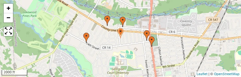 Related schools map