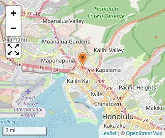 Map of Kalihi Union Church Preschool