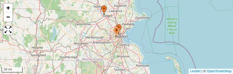 Related schools map