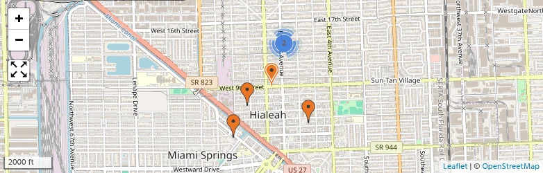 Related schools map