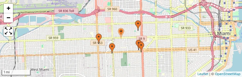 Related schools map