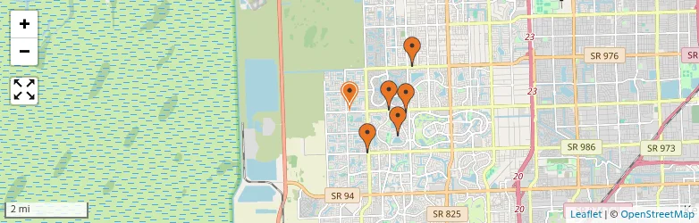 Related schools map