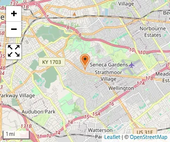 Map of Louisville Classical Academy