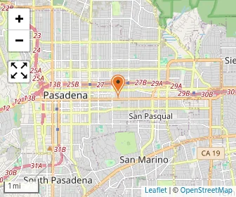 Map of International School Of Los Angeles - Pasadena