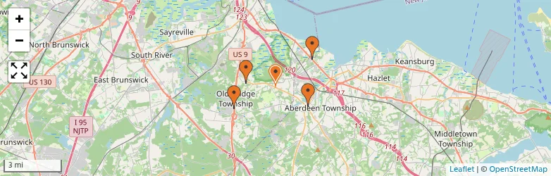 Related schools map