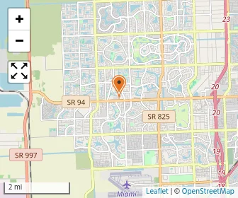 Map of Miami Baptist School