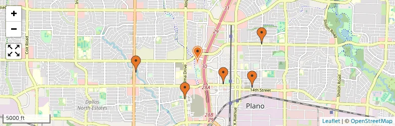 Related schools map